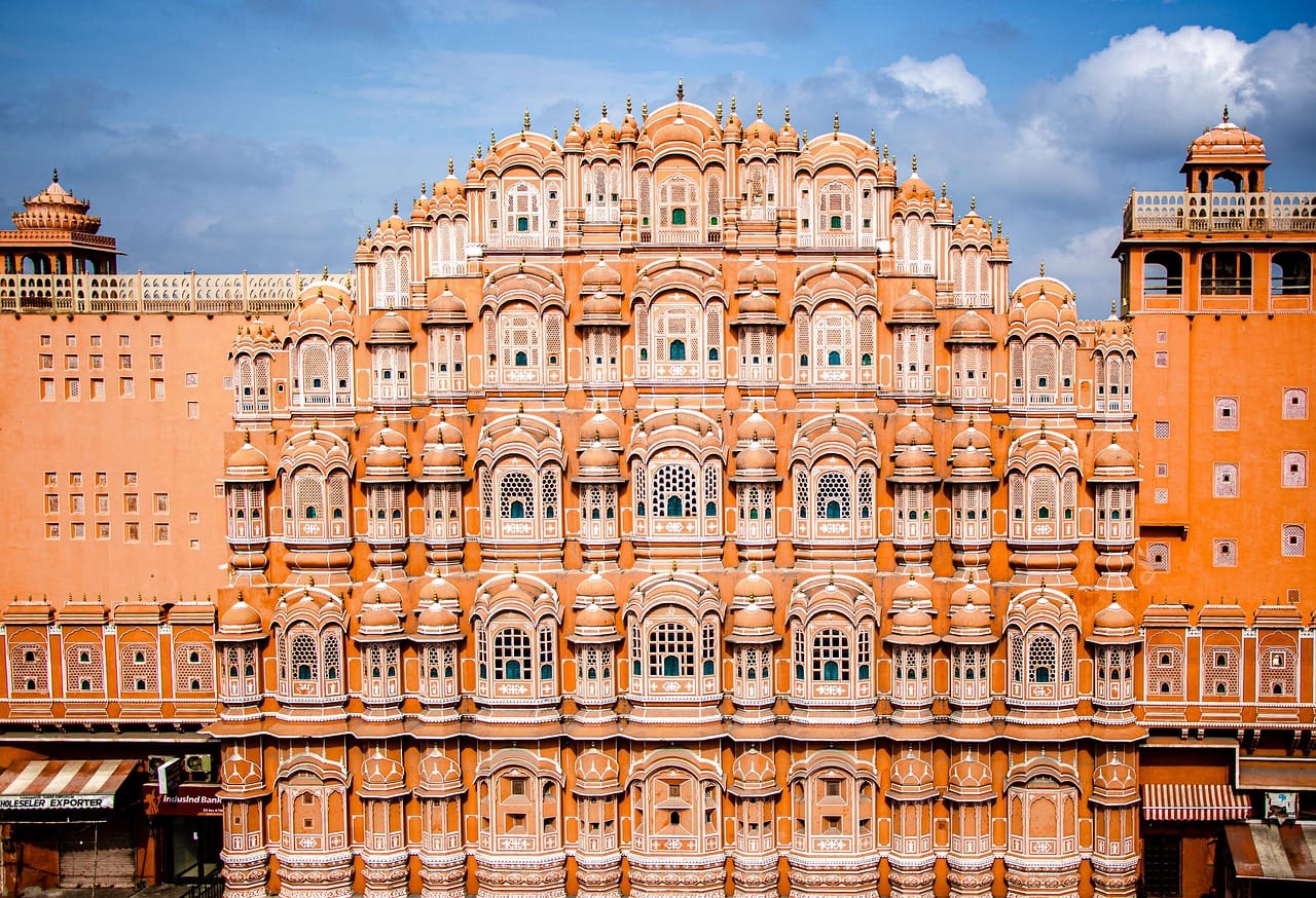Jaipur in pink and gold